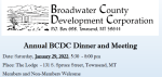 BCDC Annual Dinner January 29