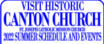 The Historic Canton Church 2022 Summer Events