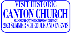 Historic Canton Church 2023 Summer Events