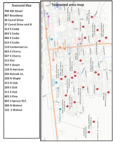 2025 Broadwater County-Wide Yard Sale Maps – Townsend Montana